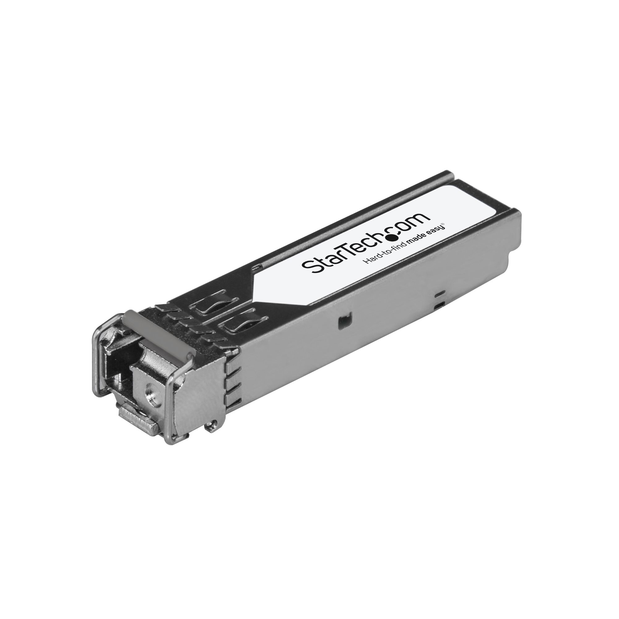 StarTech.com Juniper SFP-GE40KT15R13 Compatible SFP Module, 1000BASE-BX-D, 1 Gigabit Ethernet Bi-Directional (BiDi) Fiber Single Strand SFP, LC 40km, Mini GBIC Transceiver SFP, Upstream - Lifetime Warranty (SFPGE40KT5R3) - SFP (mini-GBIC) transceiver module (equivalent to: Juniper SFP-GE40KT15R13) - 1GbE - 1000Base-BX40-D - LC single-mode - up to 40 km - 1310 (TX) / 1550 (RX) nm