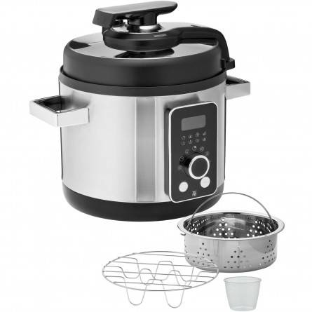 WMF Lono 61.3024.5129 multikeetja 6 l Must, Roostevaba teras