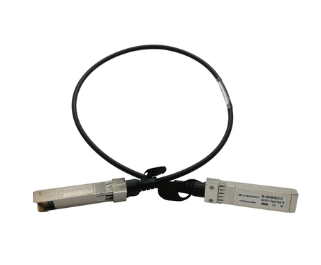 SilverNet SIL-10G-DATAC-01-C fiberoptikkablar 1 m SFP+ DAC Svart