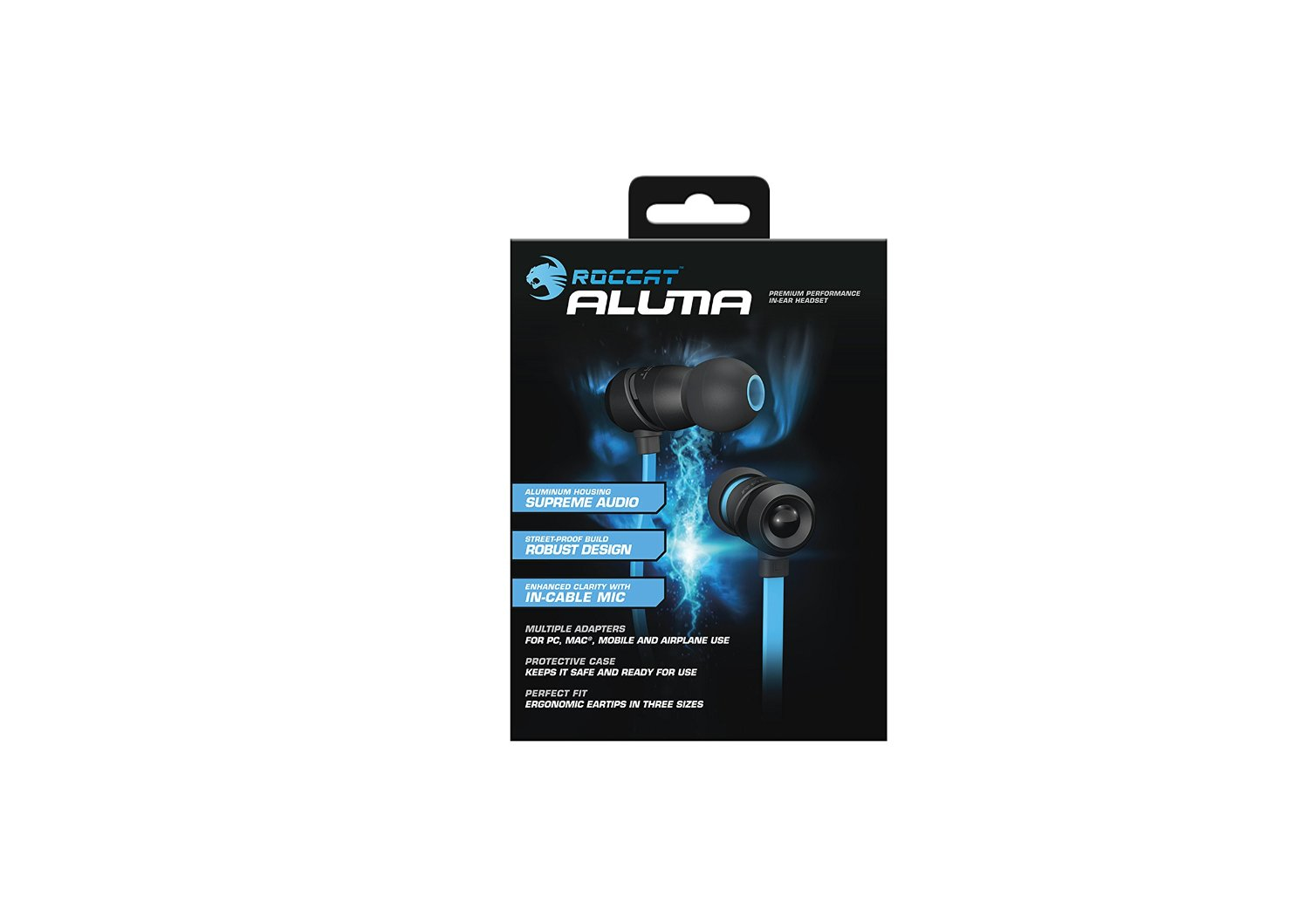 Turtle Beach Aluma Headset Wired In-ear Calls/Music Black, Blue – image 2
