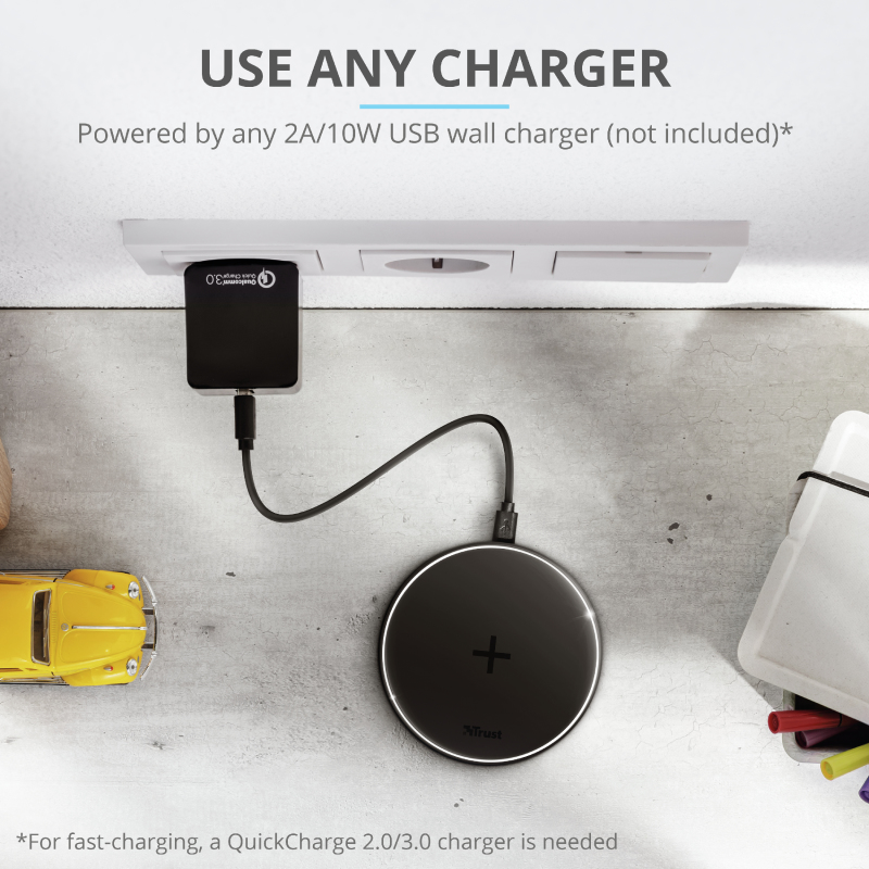 Trust Qylo Smartphone Black USB Wireless charging Fast charging – image 5