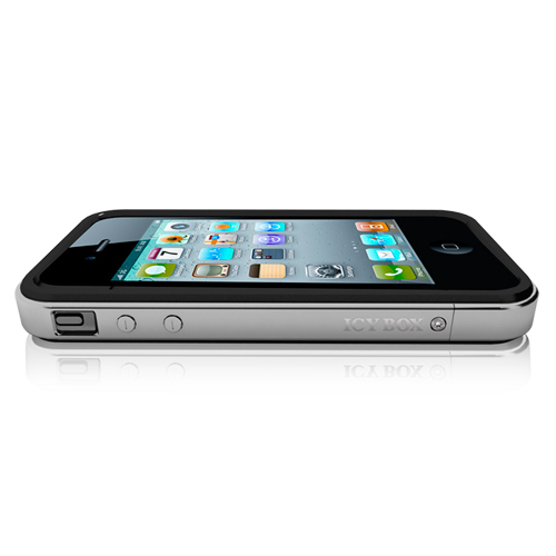 ICY BOX IB-i041 mobile phone case Black, Silver – image 2