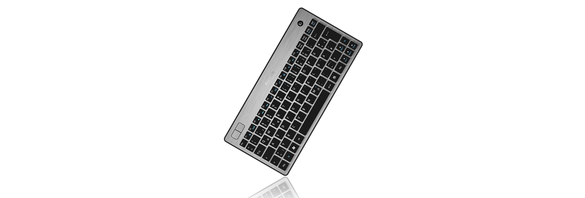KeySonic KSK-3201RF keyboard Universal RF Wireless QWERTZ German Black, Grey – image 3
