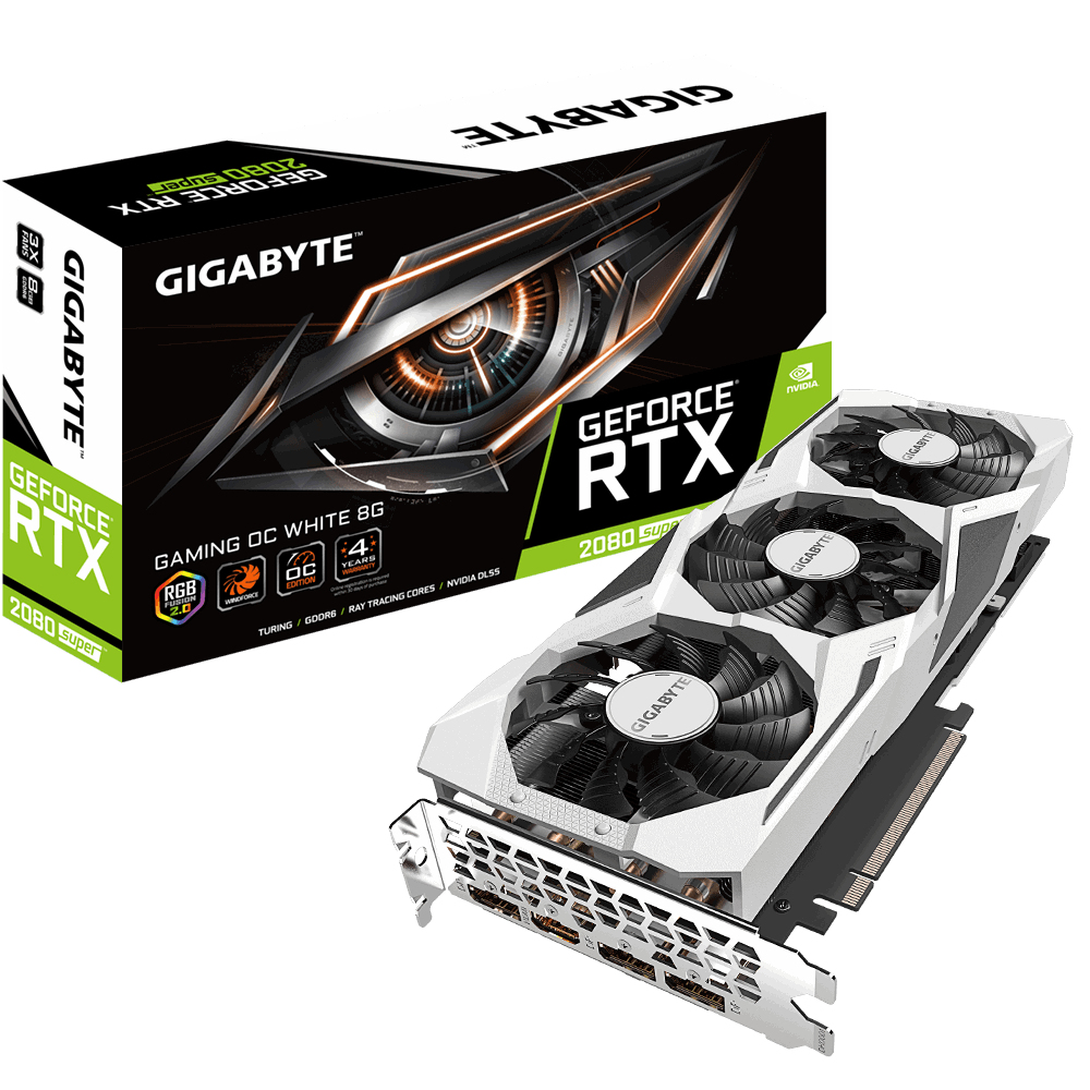 GIGABYTE GAMING GeForce RTX 2080 SUPER OC WHITE 8G image 1