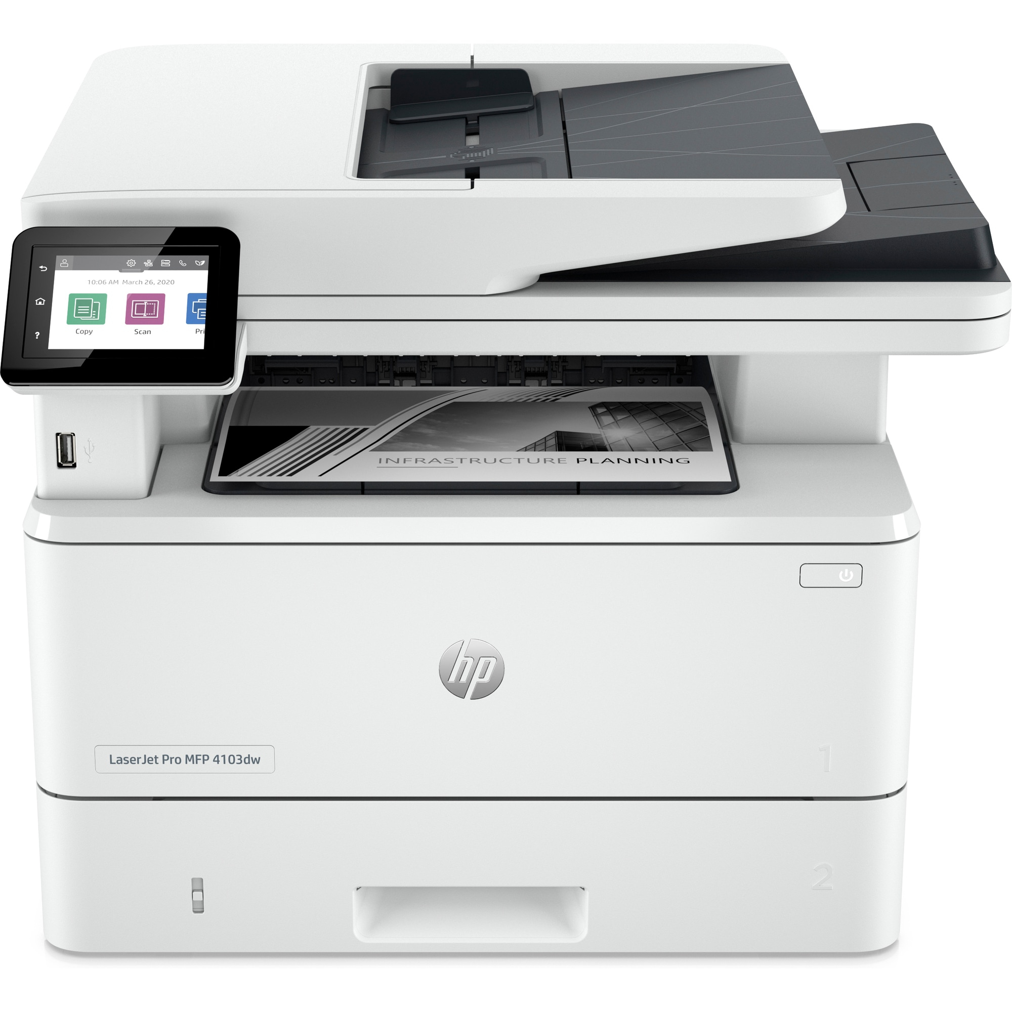 Multifuncional HP LaserJet Pro MFP 4103dw - 42ppm - Láser - Ethernet - USB - 2Z627A Multifuncional HP LaserJet Pro MFP 4103dw - 42ppm - Láser - Ethernet - USB - 2Z627A