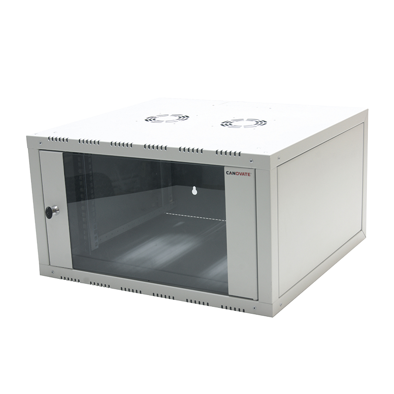 LogiLink W06E64G rack cabinet 6U Wall mounted rack Grey