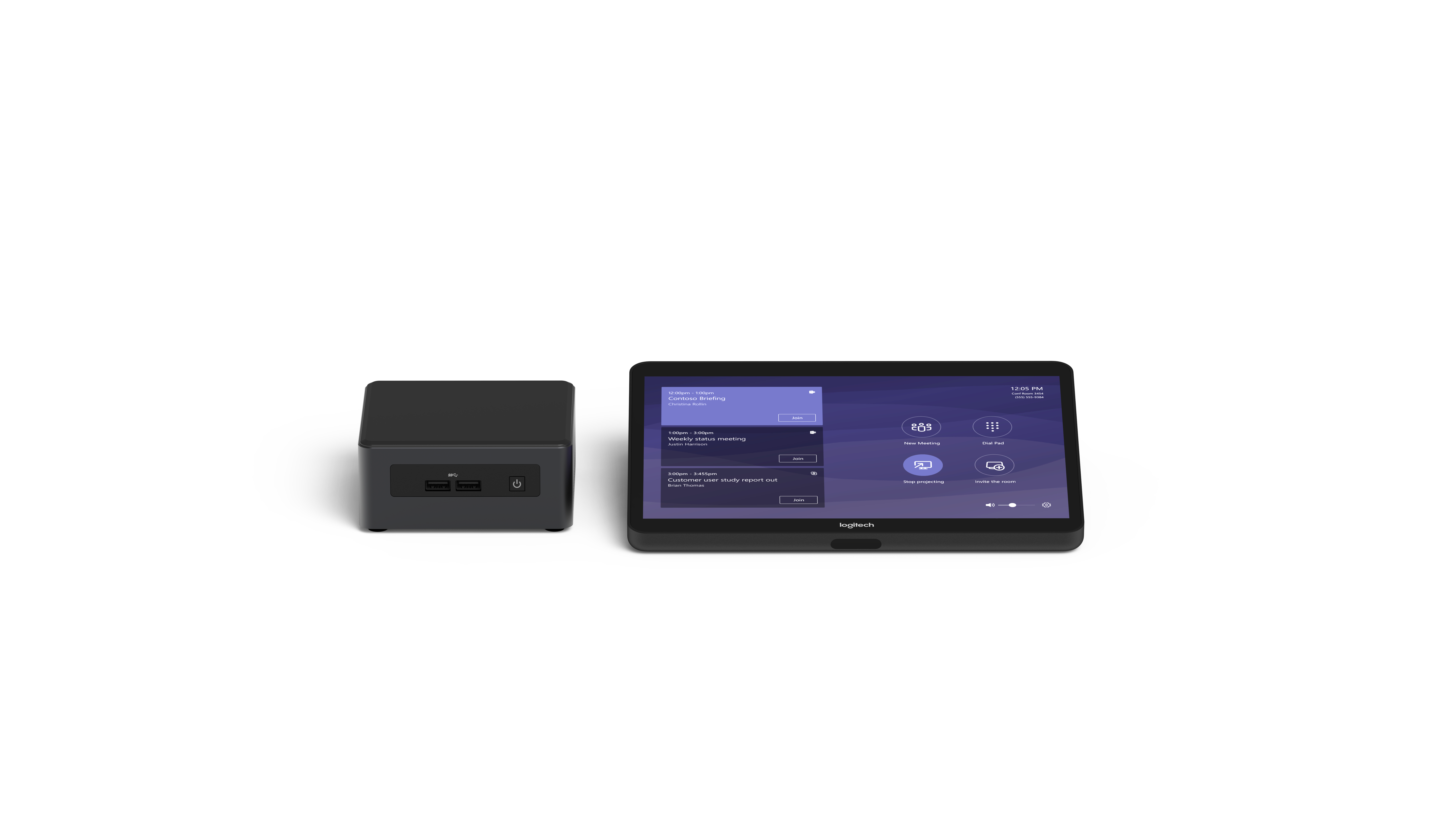 Logitech Tap Base Bundle – Microsoft Teams videokonferenssystem Nätverksansluten (Ethernet) Multipoint Control Unit (MCU)