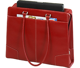 Targus 15" Elegant Leather Tote - Red – image 2