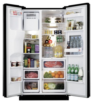 Samsung RS21HKLBG side-by-side refrigerator Freestanding – image 2