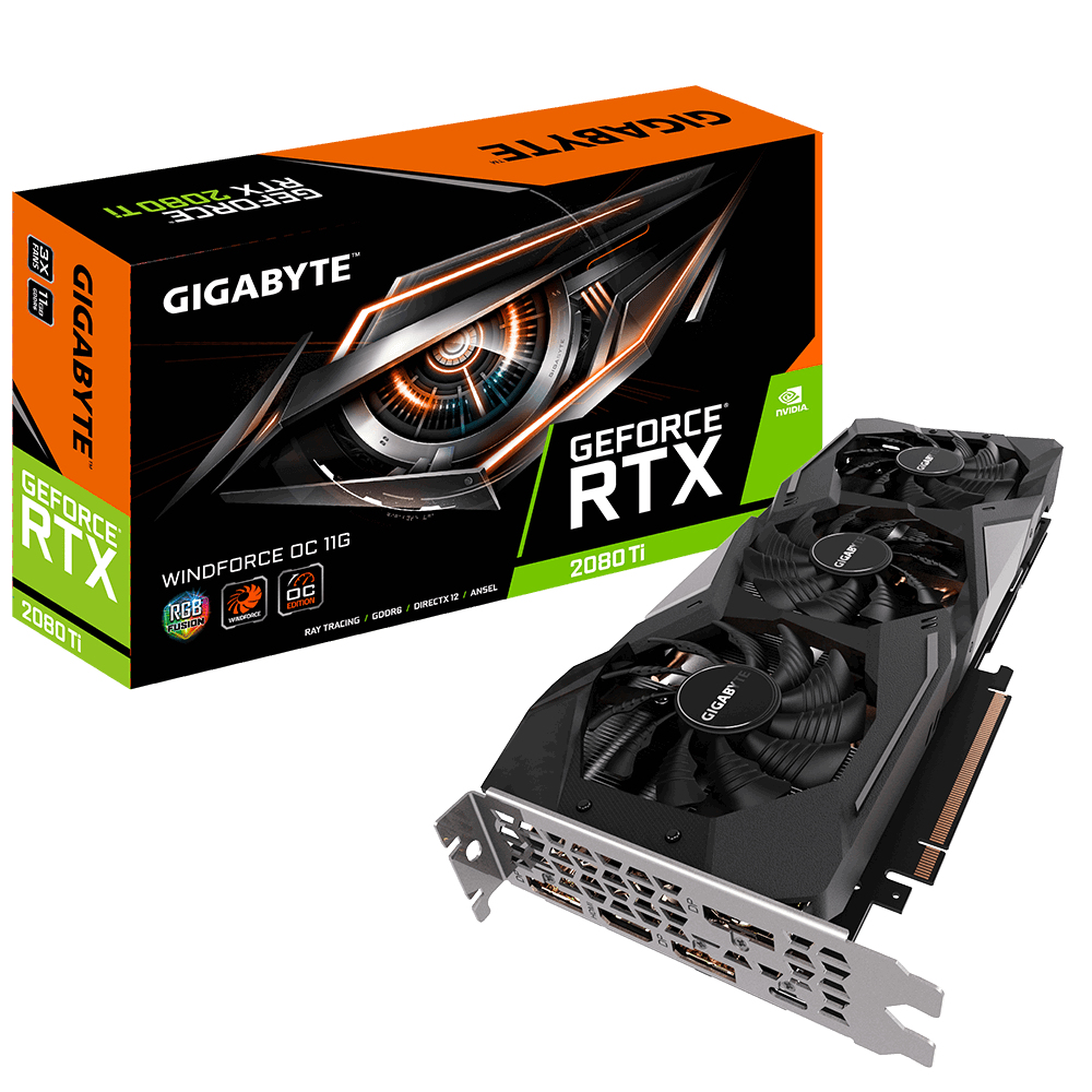 GIGABYTE GeForce RTX 2080 Ti WINDFORCE OC – image 1