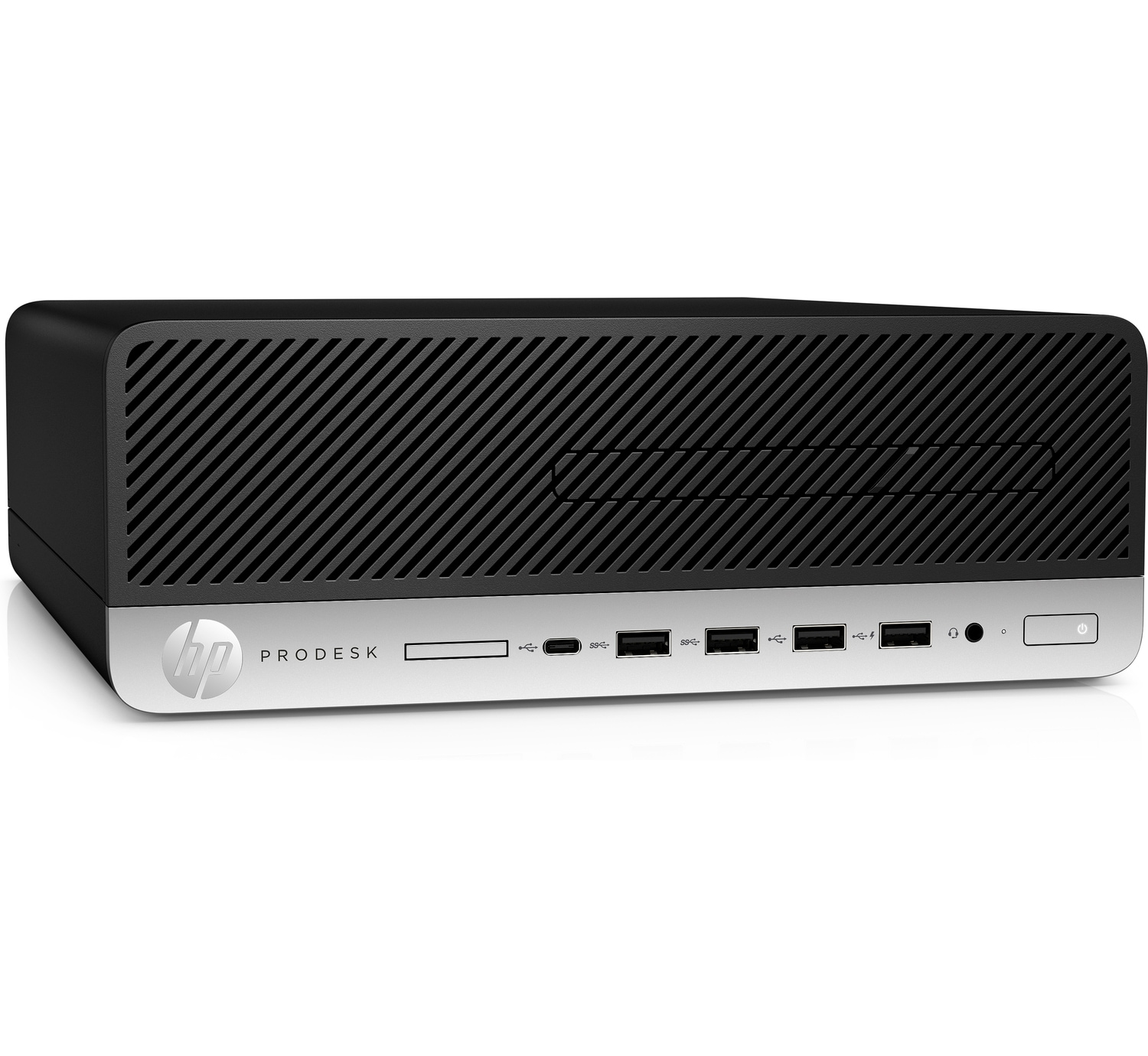 HP ProDesk 600 G5 Intel® Core™ i5 i5-8500 4 GB DDR4-SDRAM 500 GB HDD SFF PC Black, Silver image 3
