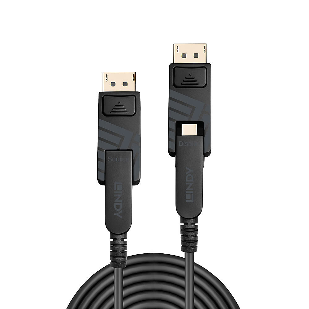 Lindy 38484 DisplayPort-kabel 50 m Mini DisplayPort Svart