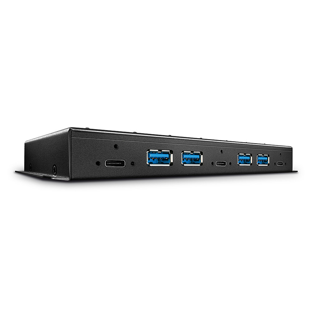 Lindy 43275 gränssnittshubbar USB 3.2 Gen 2 (3.1 Gen 2) Type-A 10000 Mbit/s Svart