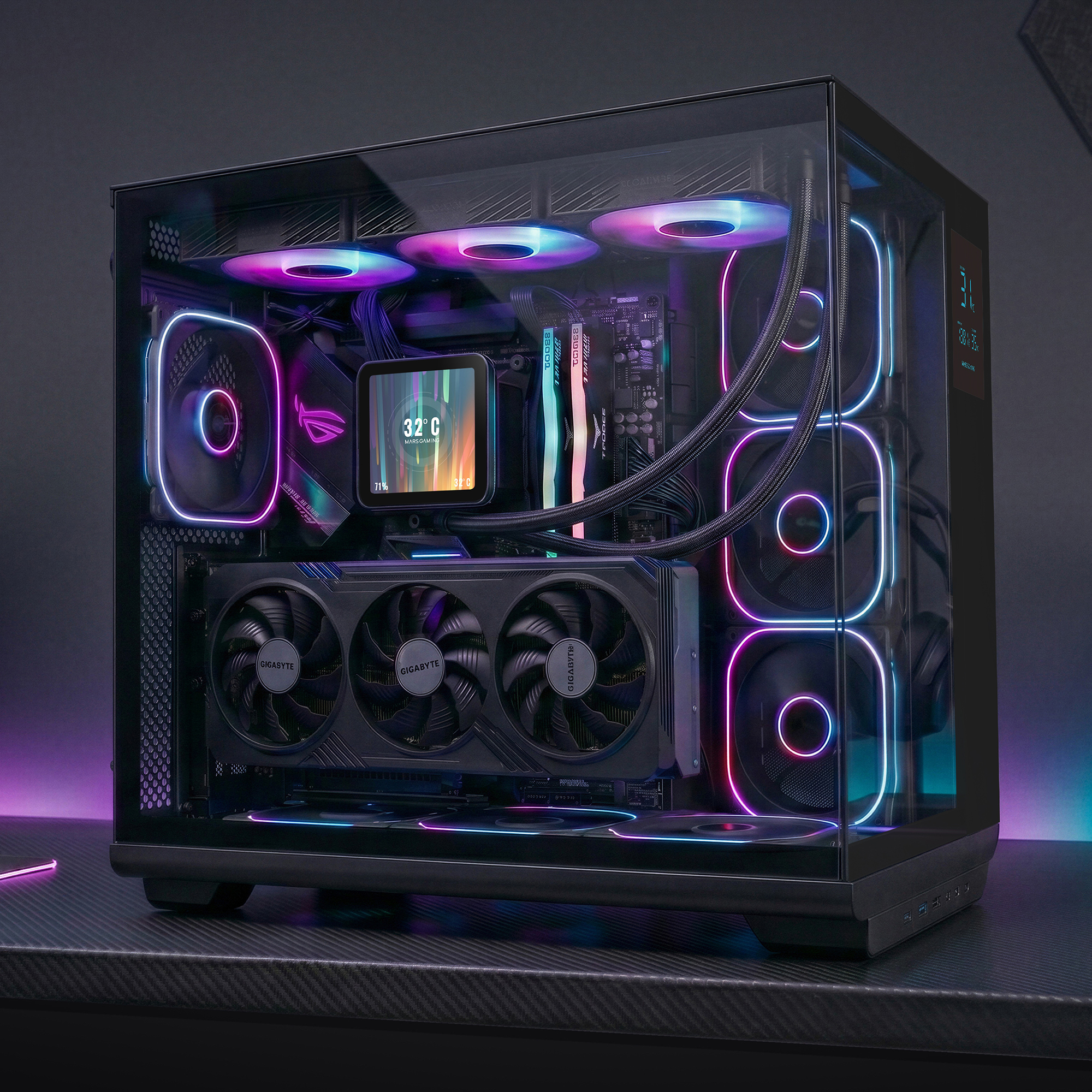 Mars Gaming MCREVMAX computer case Midi Tower Black image 8