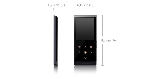 Samsung YP-T10JABH MP3/MP4 player – image 2