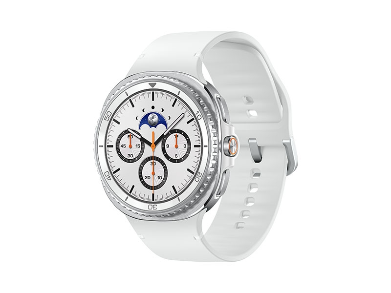 Samsung Galaxy Watch 8 Classic, Bluetooth, 46mm, Hybrid Band, White + Sport Band, White, M/L – image 1