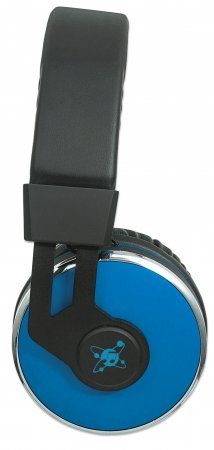Manhattan Cosmos Headset Wired & Wireless Head-band Calls/Music Bluetooth Black, Blue – image 4