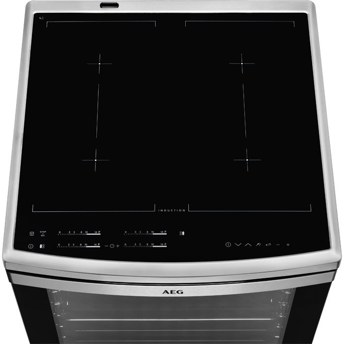 AEG 49076IW-MN Freestanding cooker Electric Zone induction hob Stainless steel – image 7