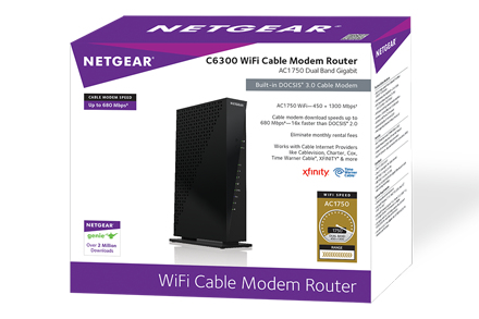 NETGEAR C6300 wireless router Gigabit Ethernet Dual-band (2.4 GHz – image 2
