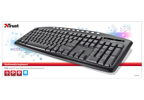 Trust 18953 keyboard Home USB Italian Black – image 3