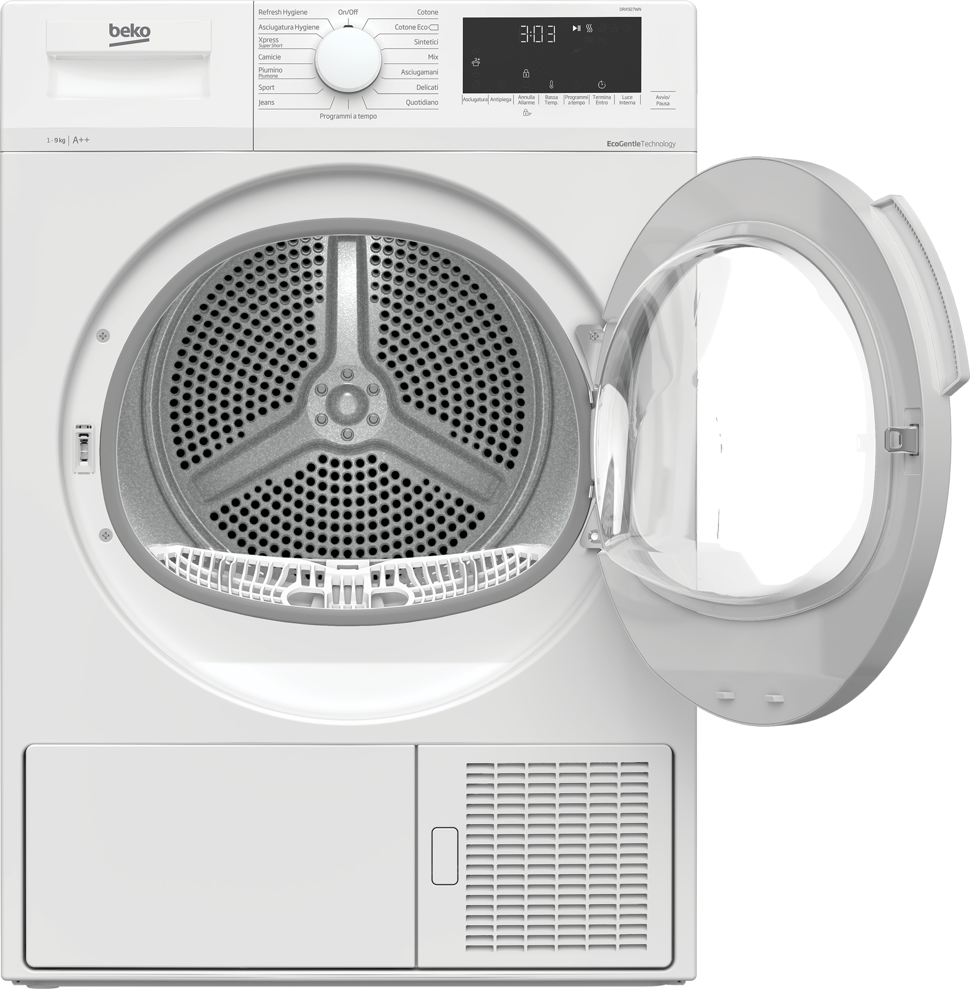 Beko DRX927WN tumble dryer Freestanding Front-load – image 3
