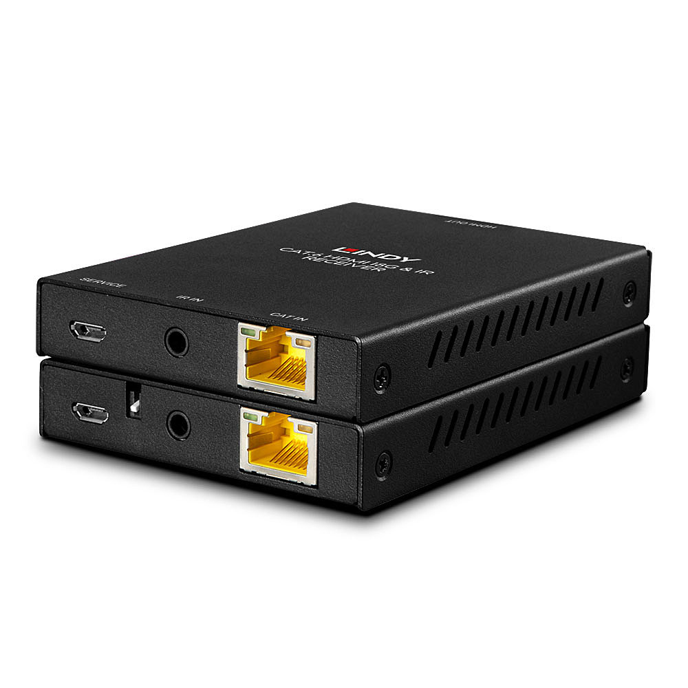 Lindy 50m Cat.6 HDMI 4K60 and IR Extender with PoC and Loop Out – image 5