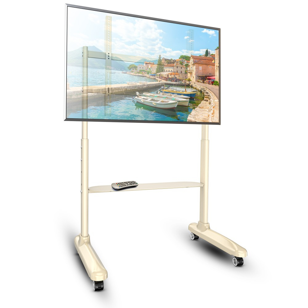 Techly 32-90" LCD/LED TV Floor Stand with Shelf – image 2