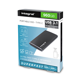 Integral INSSD960GPORT3.1AC external solid state drive – image 3