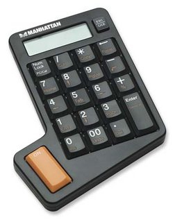 Manhattan 177399 keyboard Office USB Numeric Black – image 1