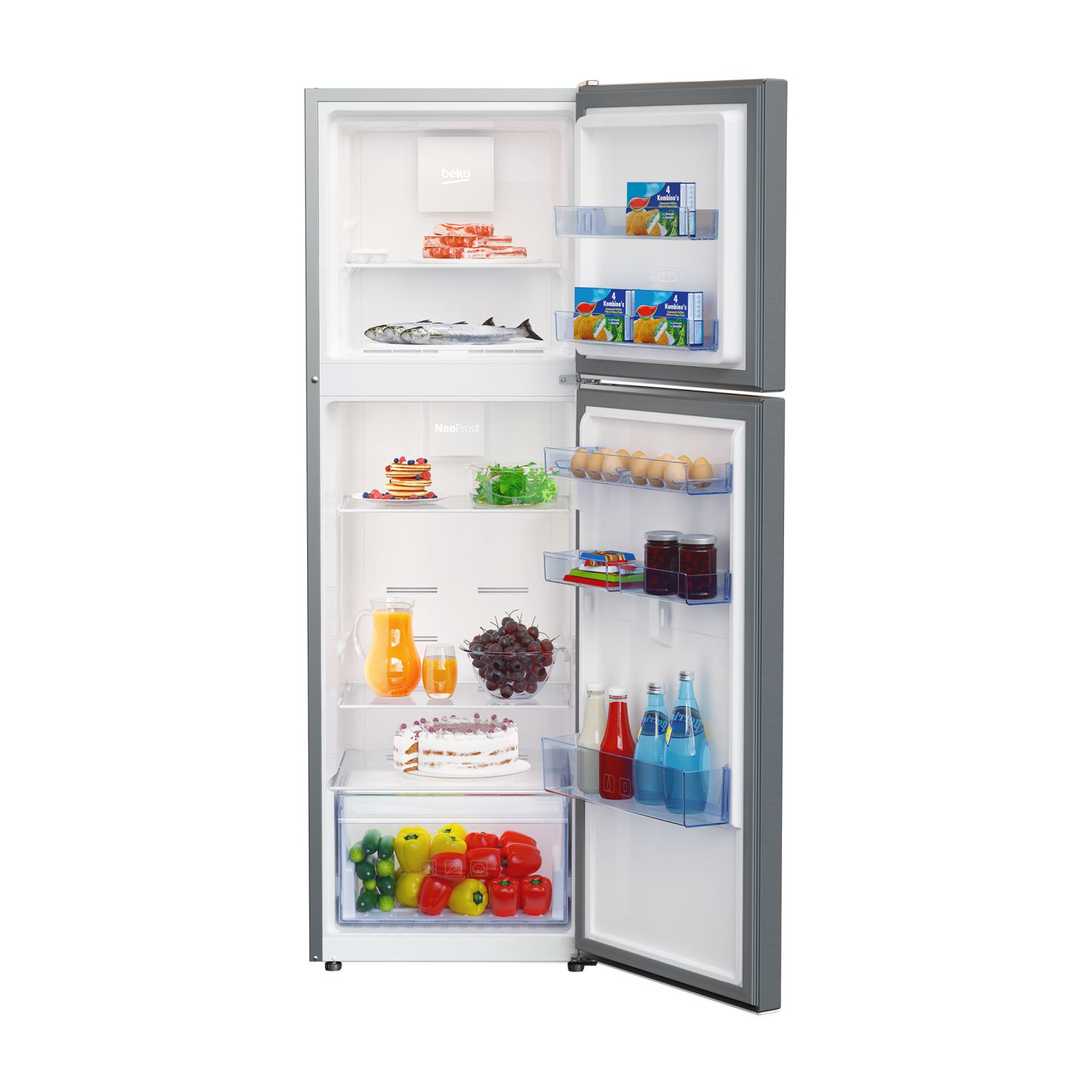 Beko RDNT270I20P fridge-freezer Freestanding – image 2