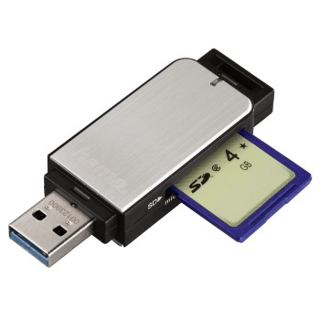 Hama 123900 card reader USB 3.2 Gen 1 (3.1 Gen 1) Black, Silver – image 2