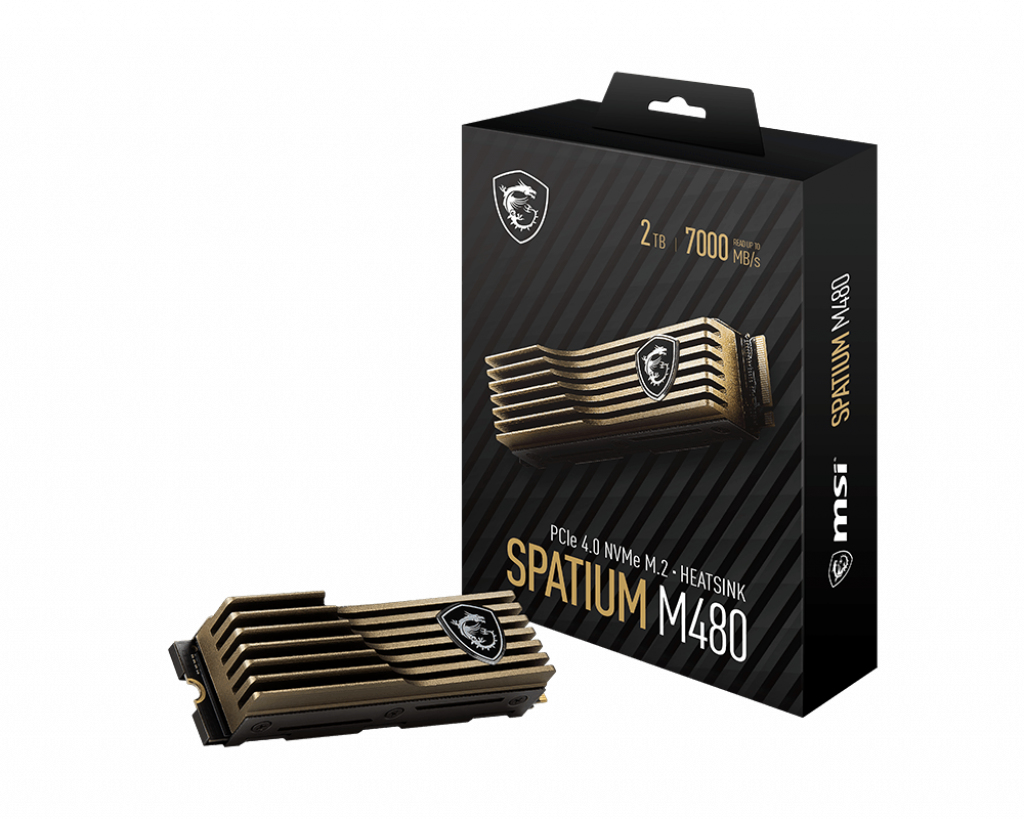 MSI SPATIUM M480 PCIe 4.0 NVMe M.2 HS – image 1