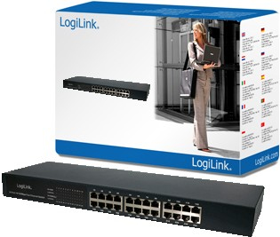 LogiLink 19" 24-Port Switch – image 2