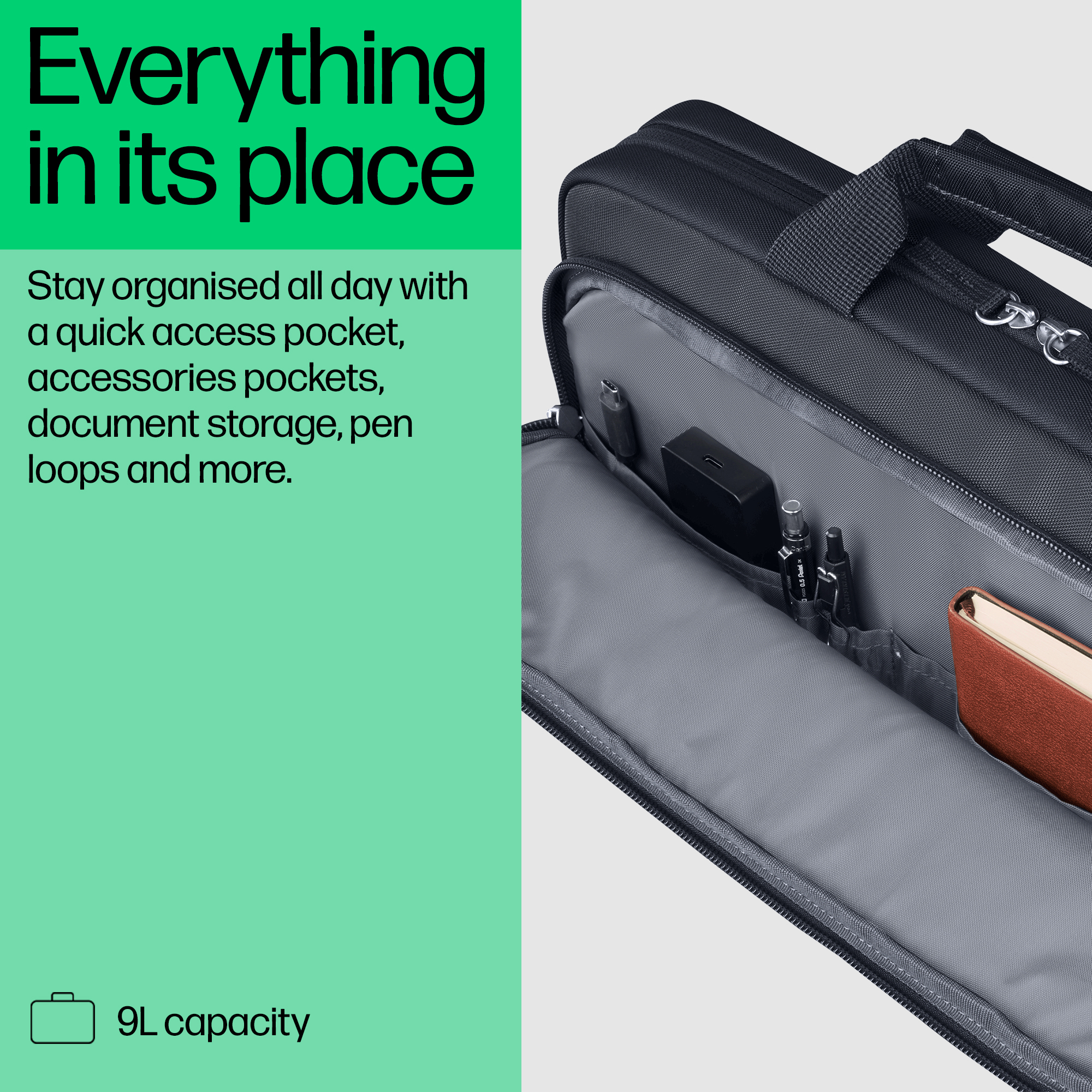 HP Everyday 14 Odyssey Gray Laptop Bag – image 9