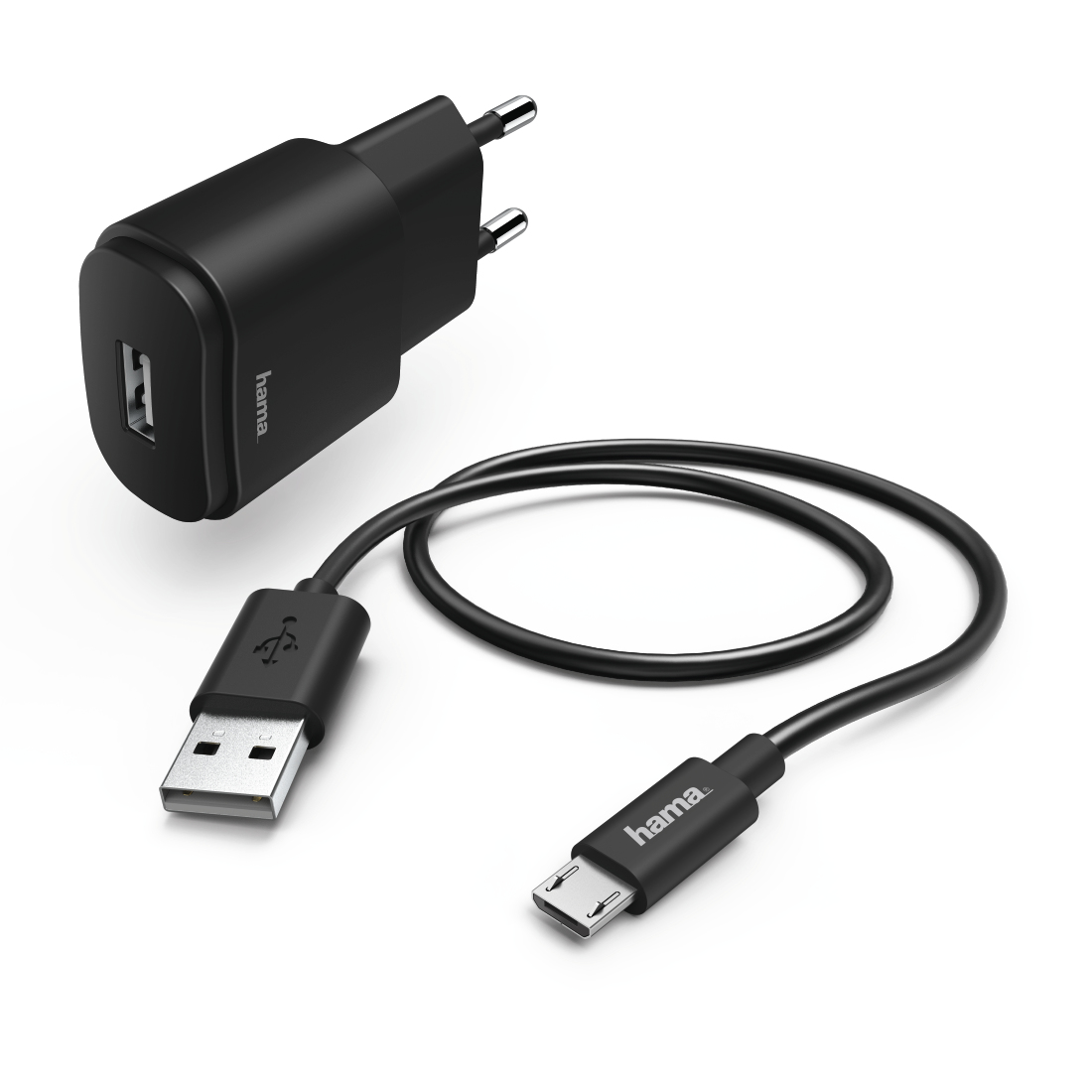 Hama 00183256 mobile device charger Smartphone Black AC Indoor
