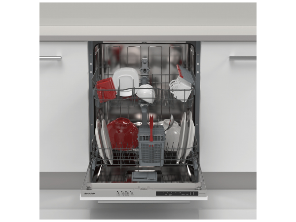 Sharp QW-NI13I49EX-DE dishwasher Fully built-in 13 place settings – image 4