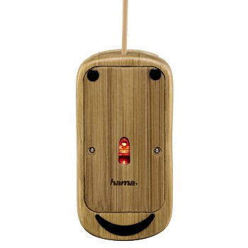 Hama Bamboo mouse Ambidextrous USB Type-A Optical 1000 DPI – image 5