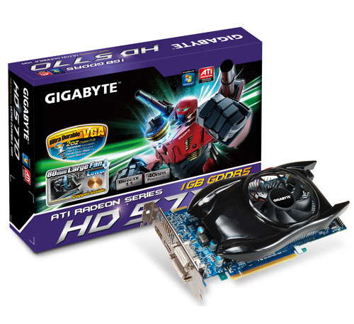 GIGABYTE GV-R577UD-1GD graphics card AMD