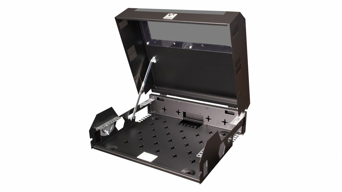 Equip Slim Flex 19' Cabinet, 5U, RAL9005 Black – image 4
