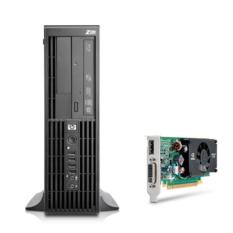 HP Z200 SFF + NVIDIA Quadro FX 380 LP