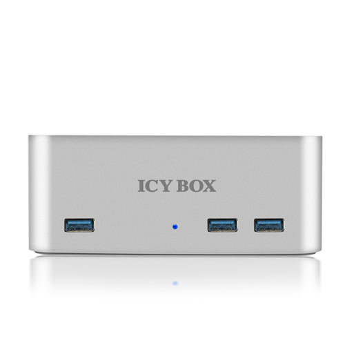 ICY BOX IB-111U3-Hub Silver – image 3