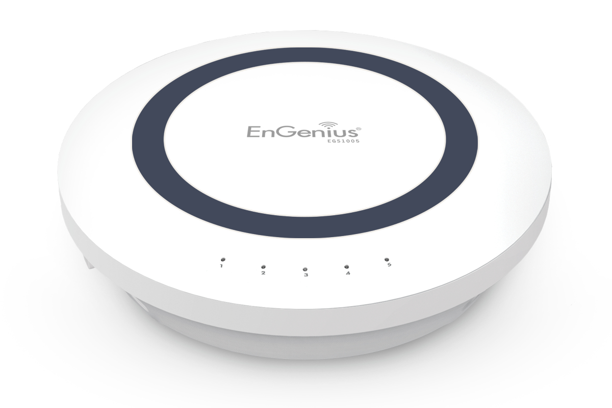 EnGenius EGS1005 network switch Gigabit Ethernet (10/100/1000) White – image 1