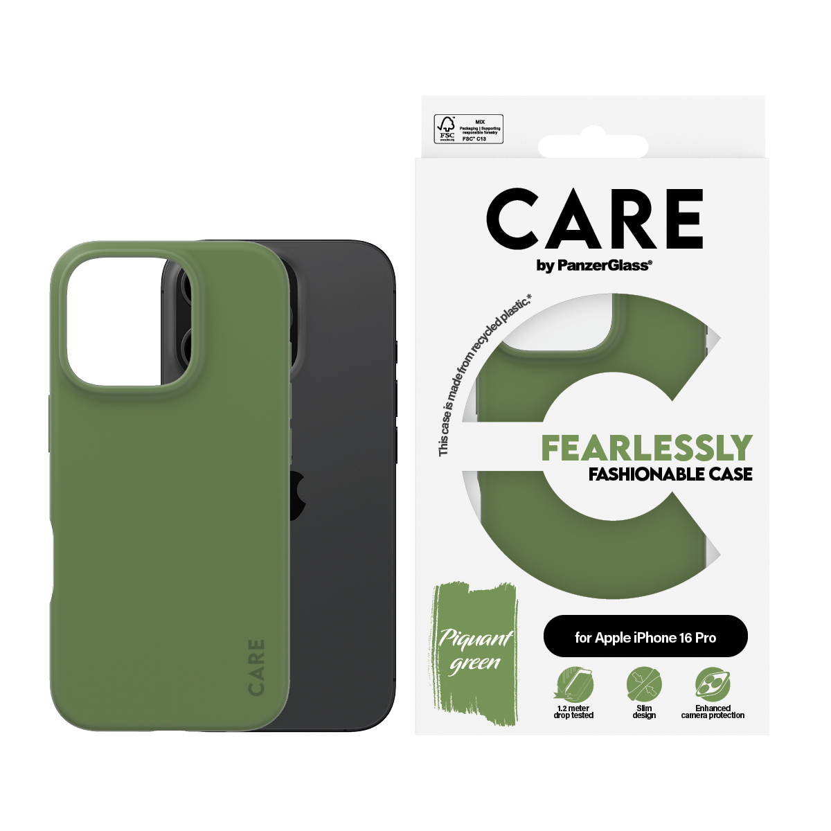 PanzerGlass CARE™ by PanzerGlass® Case Green iPhone 16 Pro – image 2