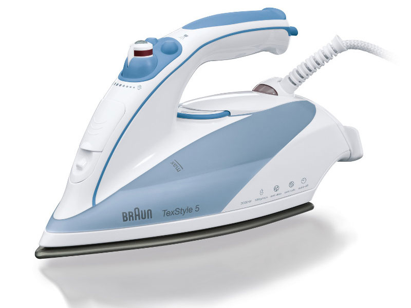 Braun TS525A Steam iron Eloxal soleplate – image 1