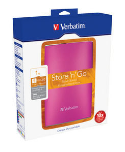 Verbatim Store 'n' Go USB 3.0 Portable Hard Drive 1TB Hot Pink – image 5