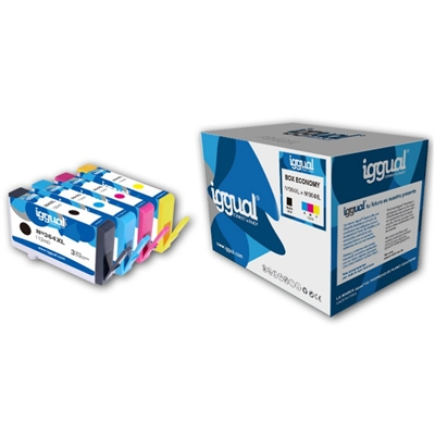 iggual IGG314012 ink cartridge Standard Yield Black, Cyan, Magenta, Yellow