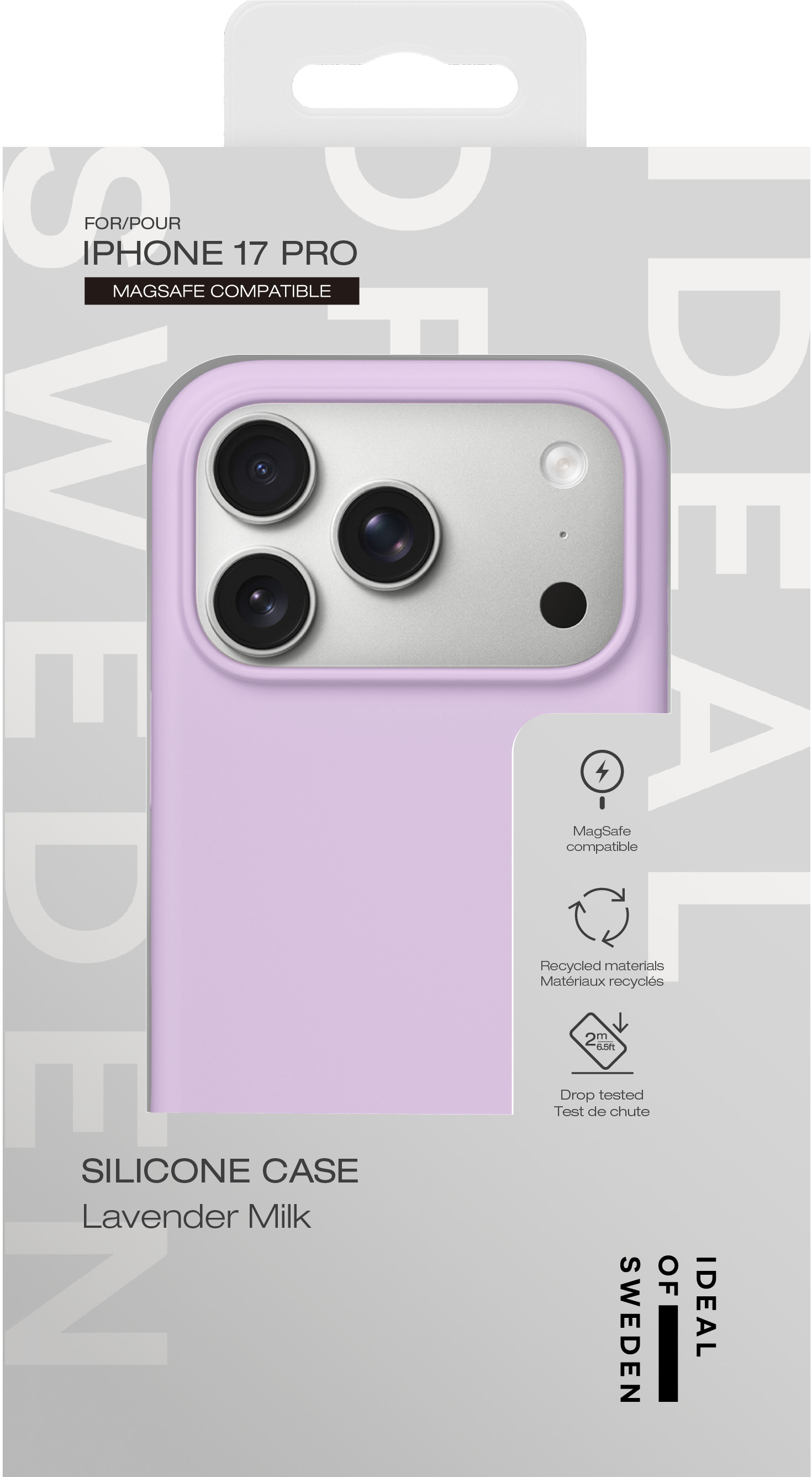 iDeal of Sweden Silicone Case MagSafe iPhone 17 Pro Lavender Milk – image 5