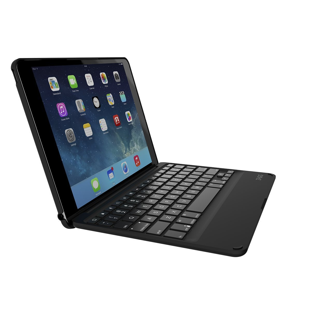 ZAGG ID6ZFN-BBF mobile device keyboard AZERTY Bluetooth Black