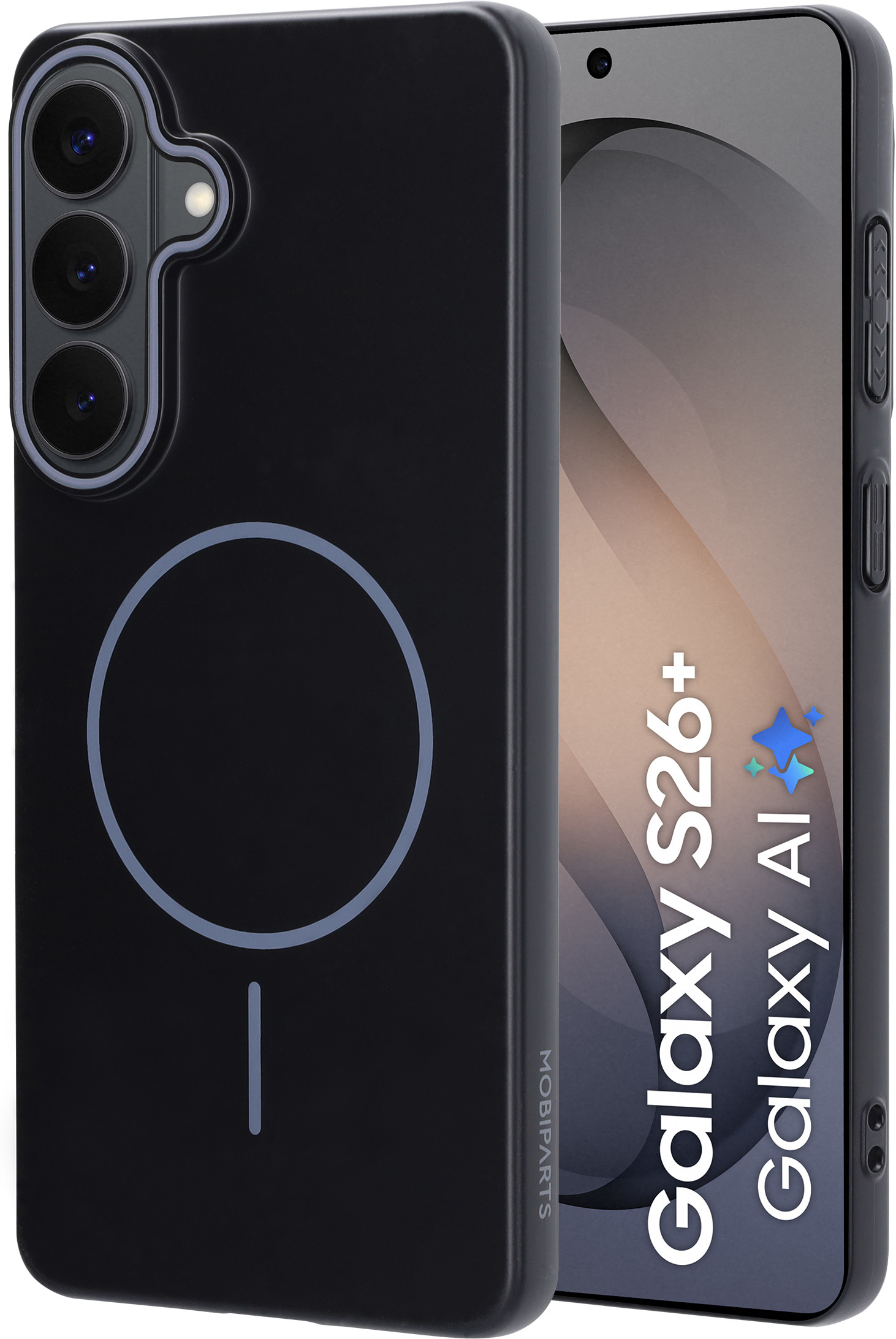 Mobiparts Slim Line Case Samsung Galaxy S26 Plus (MagSafe Compatible) Onyx Black – image 1