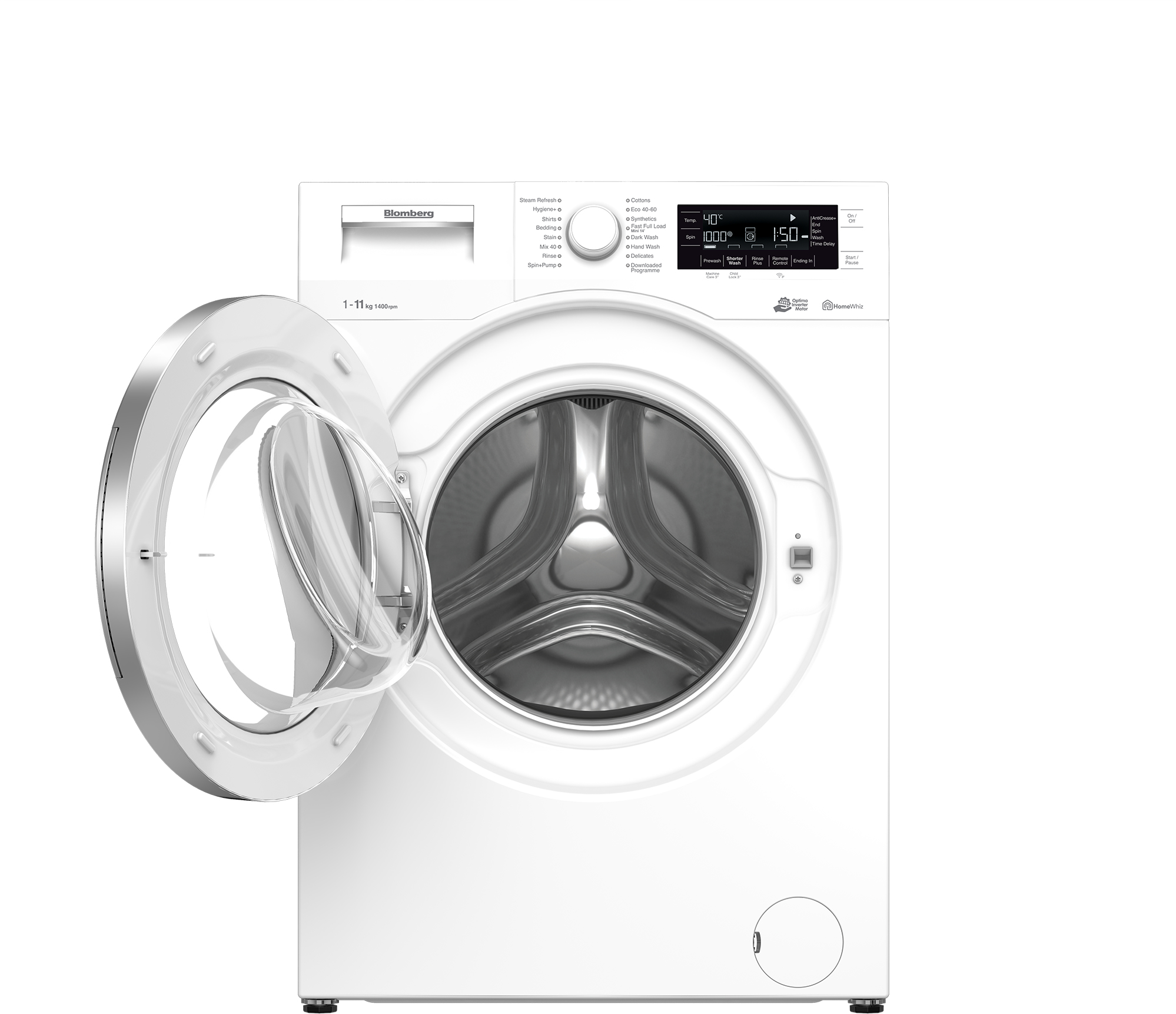 Blomberg LWF3114420W 11kg 1400rpm Washing Machine with Steam Refresh – image 4